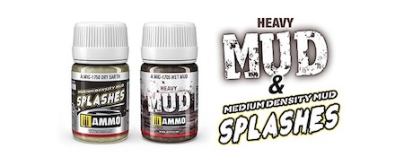 AMMO Enamel Splashes 35 ml na realistické fŕkance zeminy a blata